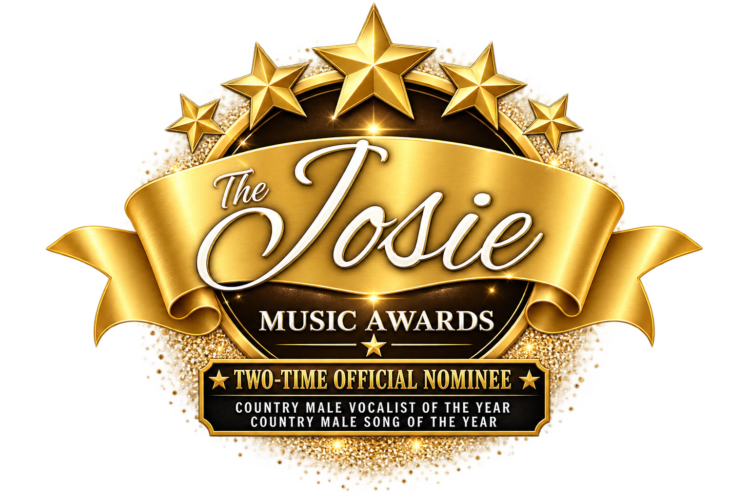 The Josie Music Awards — Two-Time Official Nominee: Country Male Vocalist of the Year & Country Male Song of the Year